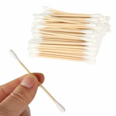 China S&J Premium Natural Cotton Buds Cruelty-Free Cotton Swabs Biodegradable All Natural Disposable Cotton Swabs Chlorine-Free for sale
