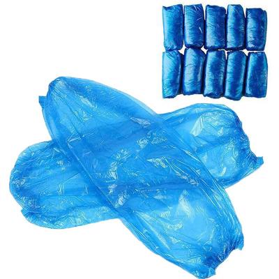 China S&J Plastic Oversleeves Protector Durable Premium Disposable Arm/Sleeves Covers Waterproof High Quality Food Grade PE Material for sale