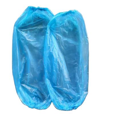 China S&J Polyethylene Ldpe disposable wholesale plastic arm sleeve cover blue PE oversleeve for sale