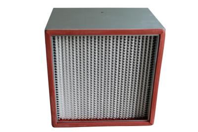 China 99% 0.3um Deep Pleated HEPA Filter High Temperature Customized Size for sale