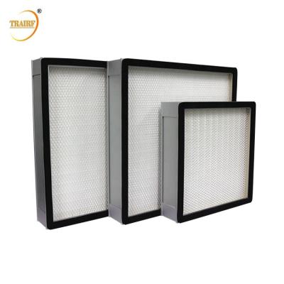 China 320*320*90mm High Efficiency Deep Pleat H13 H14 HEPA Air Filter For Ventilation System for sale