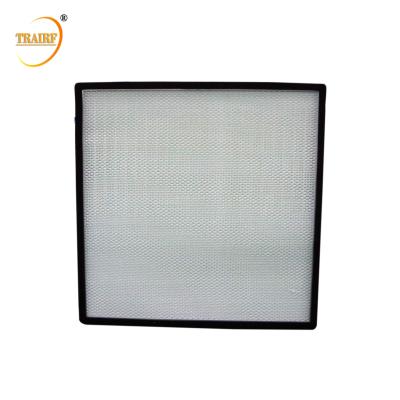 China 99.99% Efficiency HEPA Panel Filter H14 Air Filter Hot Melt Adhesive for sale