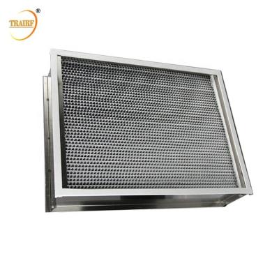 China Heat Resistant 0.3 Micron H13 H14 HEPA Filter For Pharmaceutical for sale