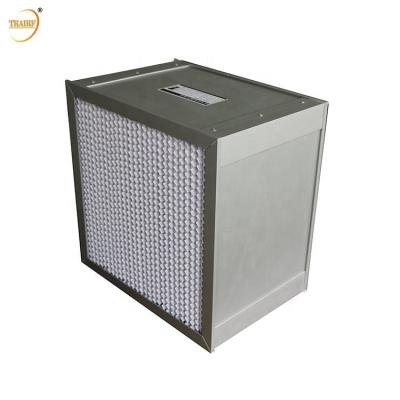 China 300*550*300mm H12 H13 Deep Pleat HEPA Filter For Laminar Flow Hood for sale