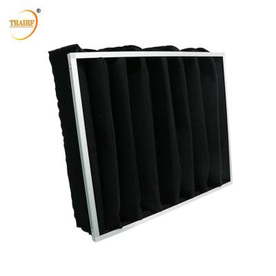 China 70% Black Carbon Activated Bag Air Filters For HVAC System for sale