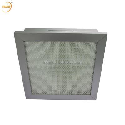 China Class 100 Class 1000 Clean Room HEPA Filter H14 H13 Gel Seal HEPA Filter 5 Micron for sale