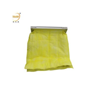 China F5 Medium Efficiency Air Filter Bag Pocket Filter With Galvanized Frame for sale