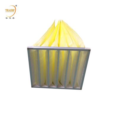 China Custom Air Conditioner Pocket Bag Filter Dust Collector for sale