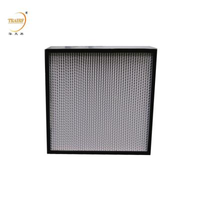 China Cleam Room H13 H14 Deep Pleat Hepa Filter with Stainless Frame and Paper Separator for sale