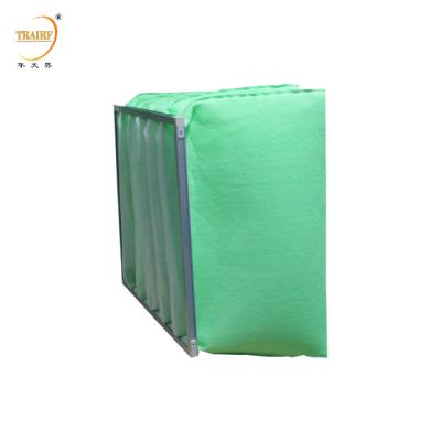 중국 F6형 산업용 녹색 흰색 페인트 에어컨 부스 스톱 필터 판매용