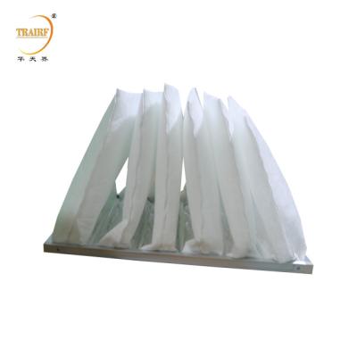 Cina G4 Filtro per sacchetti di aria condizionata Filtro per aria sintetico non tessuto Efficienza media in vendita