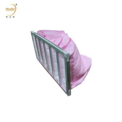 China Medium Efficiency Pocket Filter For Air Conditioner Or HVAC Filter for sale