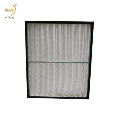 China Pleated Panel Washable Wave Mesh Pre Filter for Clean Room Air Condition for sale
