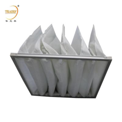 中国 Washable Industrial Bag Air Filter G4 Media Medium Efficiency Pocket Air Conditioner Filter Bag for HVAC System 販売のため