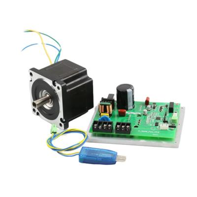 China 220V 3000Rpm 400w Bldc Motors With RS485 Controller Driver Board for sale