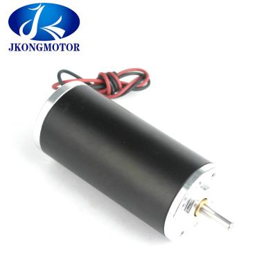 China 8770rpm High Speed Brush Type DC Motor 100m.Nm Output Power 92W Length 90mm for sale