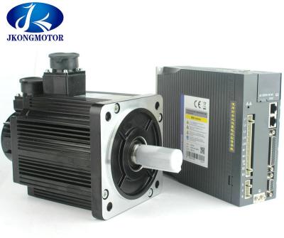 China high torque servo motor 1.8KW 3 Phase AC Motor 110mm 6A 3000RPM With Driver JK-G2A3215 Set for sale