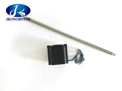 China Non Captive Nema23 Stepper Motor With Screw TR8 / TR10 3N.m 425oz.In 4.2A 4-wires High Torque hybrid stepper motor for sale