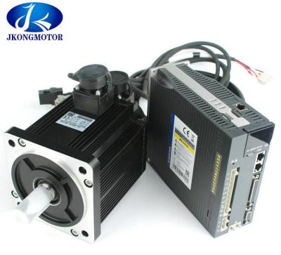 China 3 Phase AC Motor 1000W AC Servo Motor 80mm High Torque 4N.M 2500rpm With Driver Kit for sale