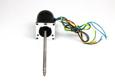 China 4 Pole 150w 4500rpm 24 Volt Bldc Motor With 57mm diameter with Long Shaft for sale