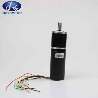 China Low Power 76W 4000rpm 0.15N.M Brushless DC Motor Planetary Gear Motor for sale