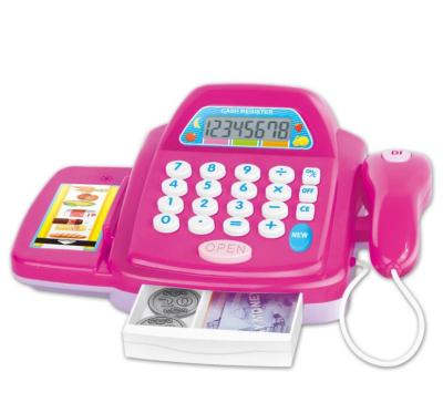 China Children's Toys Flash Sale Kids Pretend Game Play Games Cash Register Plastic Smart Toys For Girls for sale