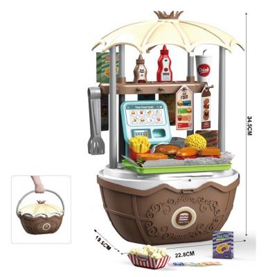 China Plastic Best Selling Preschool Kids Shop Kitchen Toys Supermarket Sets For Kids for sale