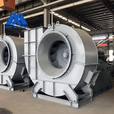China Three Phase Centrifugal Blower Fan Industrial Dust Blower Machine 415V 440V for sale