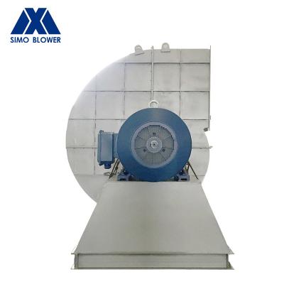 China IP54 Low Noise Industrial Centrifugal Blower Fan Less Than 600 ℃ Degree Celsius for sale