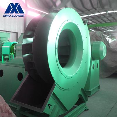 China Green Stainless Steel Centrifugal Blower CFB Boiler Fan For Cement Industry for sale