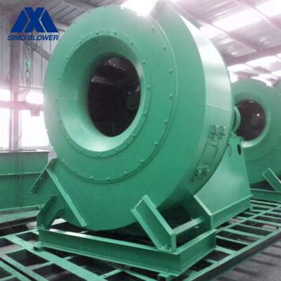 China Backward Curved Centrifugal Fan SIMO Induced Draft Blower Green for sale
