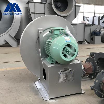 China Grey Blue Material Handling Blower Stainless Steel Centrifugal Fan for sale