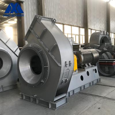 China 16Mn Coupling Driving Drying Dynamic Balanced Flue Gas Fan for sale