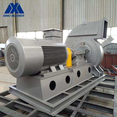 China Alloy Steel High Air Flow High Wear Resistance Drying Centrifugal Flow Fan for sale
