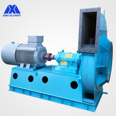China Double Suction Anti Abrasive Smoke Exhaust High Temperature Centrifugal Fan for sale