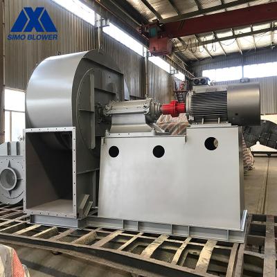 China 16Mn Backward Energy Efficiency Antiwear Material Handling Blower for sale