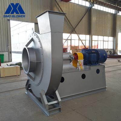 China Industrial resistente curvada posterior de la fan del humo para la máquina de la sinterización en venta