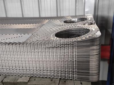 China Industria Vicarb Placas de intercambiador de calor de acero inoxidable Material ISO en venta