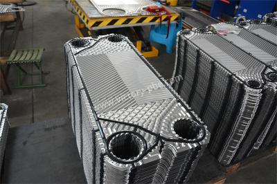 China Indústria GEA Placa de trocador de calor liga Hastelloy / material de níquel à venda