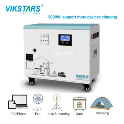 China White Color 3000W Portable Power Station Storage Power Station For Outdoor Work Charging en venta