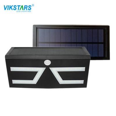 China DDP RGB 4pcs Solar Powered Garden Lights Wall SMD3528 for sale