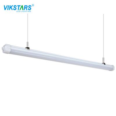 China 1200mm Pendant Suspended LED Linear Light Ceiling 12PCS ROHS Gray Housing for sale