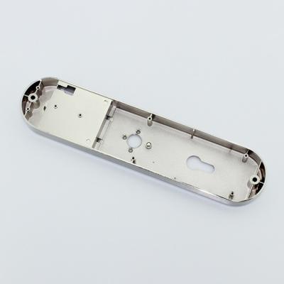 China Anodized A380 Aluminum Alloy Die Casting Smart Lock Panel Handle Parts for sale