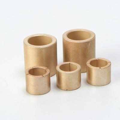 China Copper Based Alloy Pressure Injection Molding Cylindrical Oiled Bearing Bush for sale