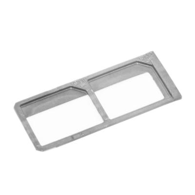 China SIM Card Holder Copper Powder Metallurgy Single Card Stainless Steel Card Holder for sale