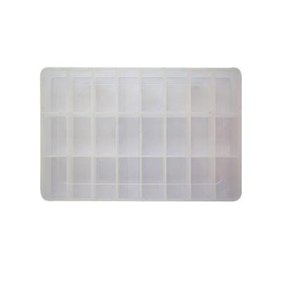 China Caja de partición transparente de plástico para productos de moldeo por inyección de PP en venta