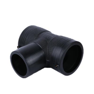 China Black Plastic Injection Mold Tee Wire Mesh Skeleton Composite PE Electrofusion Pipe Fitting Joint for sale