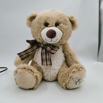 China Lovely Custom good quality recording teddy bear with zipper pocket for sale