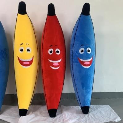 China amusement park plush toy gift inflatable plush carrot toys inflatable banana toys 1.5m for sale