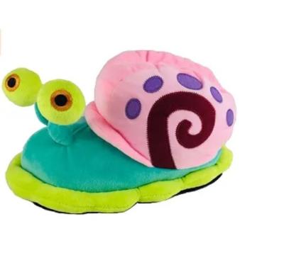 China Custom winter indoor shoes snails plush Slippers for sale